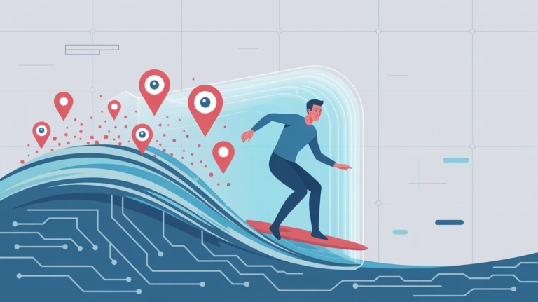 User browsing safely with a secure VPN connection representing digital privacy freedom